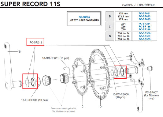 Campagnolo Genuine Part FC-SR012