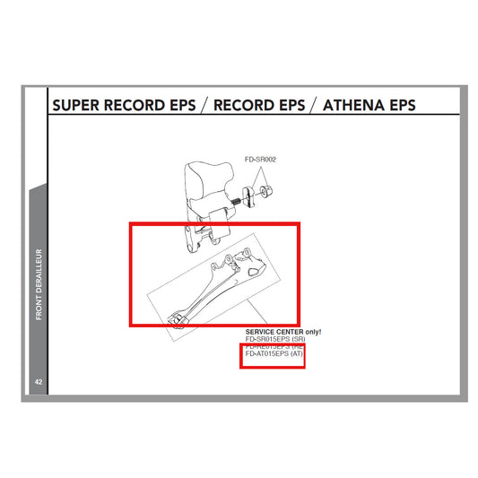 Campagnolo Genuine Spare Part FD-AT015EPS