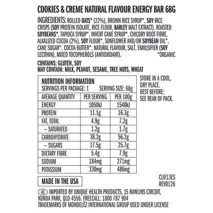 Clif Bar Cookies and Creme