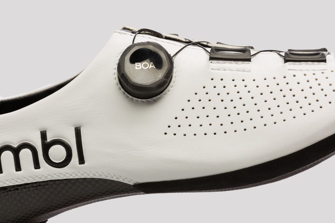 NIMBL Feat Cycling Shoes - White/Black