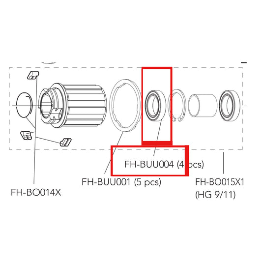 Campagnolo Genuine Spare Part FH-BUU004