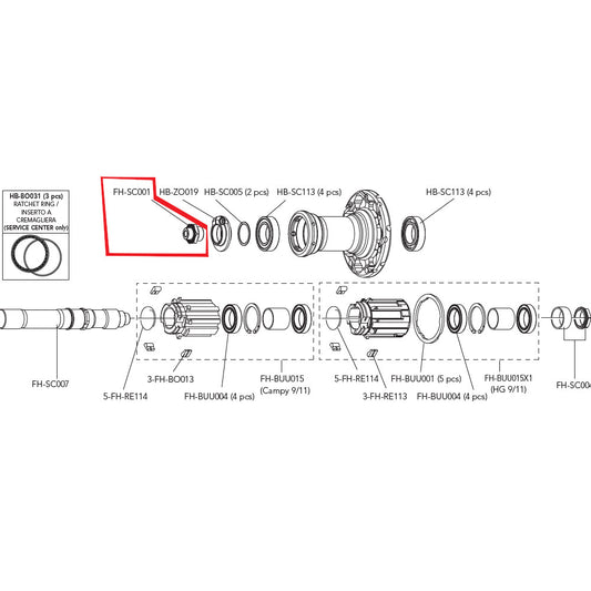 Campagnolo Genuine Part FH-SC001