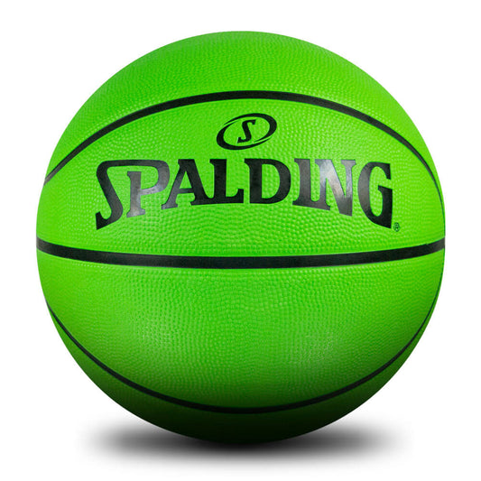 Spalding Fluro Outdoor Basketball - Green