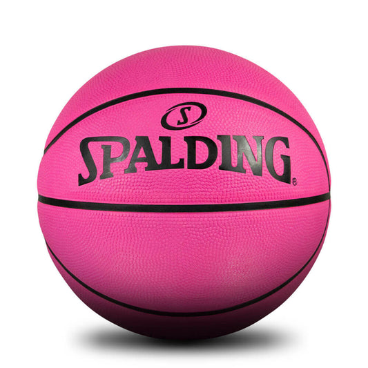 Spalding Fluro Outdoor Basketball - Pink