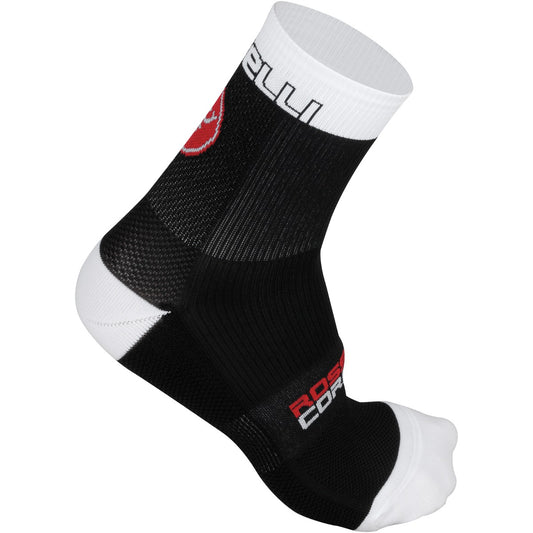 Castelli Free X9 Sock - Black White