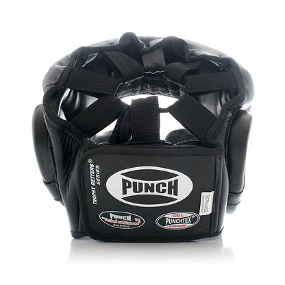 Punch Trophy Getters Full Face Head Guard - Black