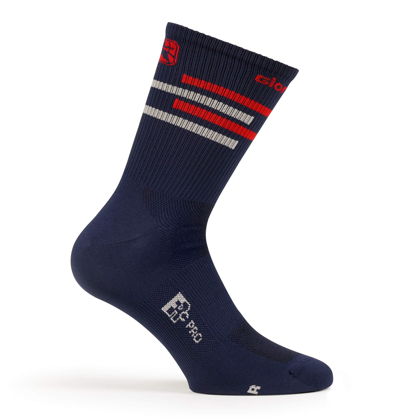 Giordana Socks FR-C Tall - Midnight Blue/Red