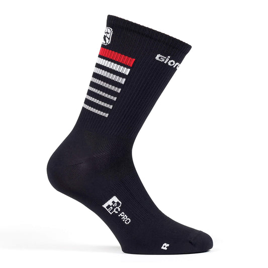 Giordana Socks FR-C Tall - Black/Red/White