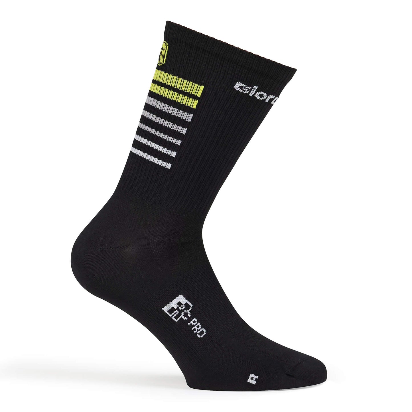 Giordana Socks FR-C Tall - Black/Yellow/Grey