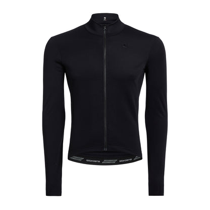 Giordana Silverline Long Sleeve Thermal Jersey - Black