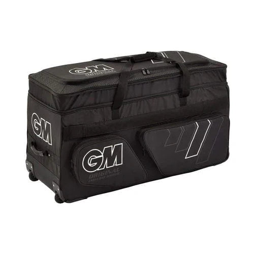 GM Original E-Load Wheelie Cricket Bag - Black/White