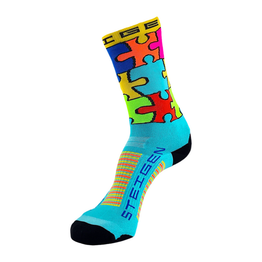 Steigen 3/4 Length Performance Socks - Jigsaw