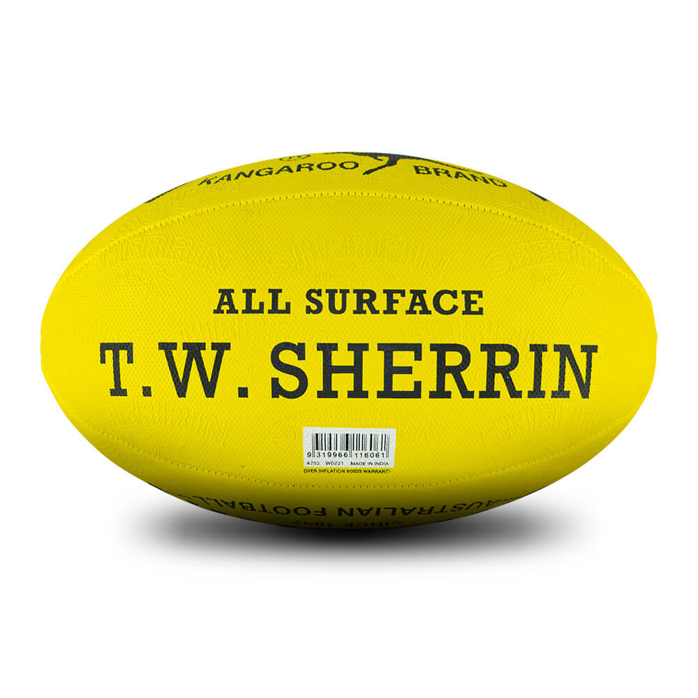 Sherrin Synthetic Football - Yellow
