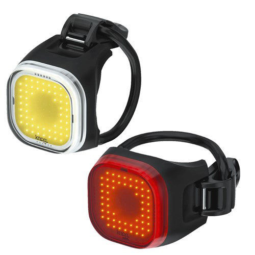 Knog Blinder Mini Square Lights Twinpack - Front and Rear
