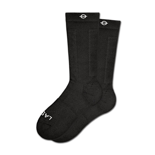 Lasso Compression Socks 2.0 Crew - Black