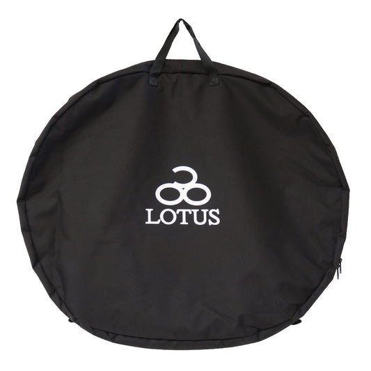 Lotus Oval Double Padded Wheel Bag - Black