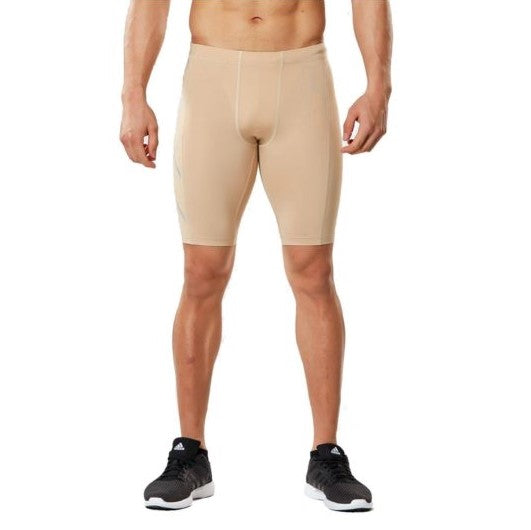 2XU Men's Core Compression Shorts - Cream