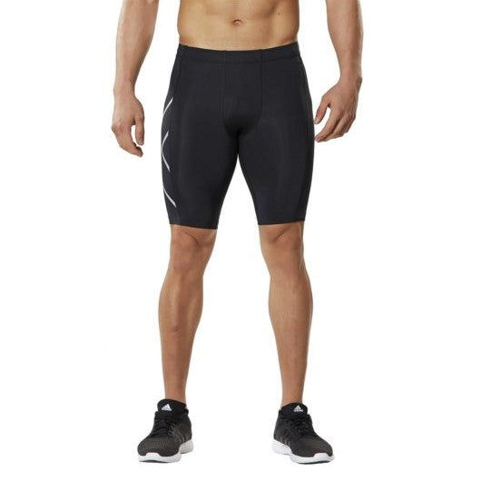 2XU Men's Core Compression Shorts - Black/Silver