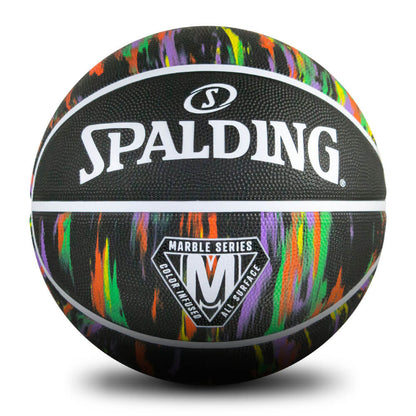 Spalding Marble Outdoor Basketball - Black/Multi