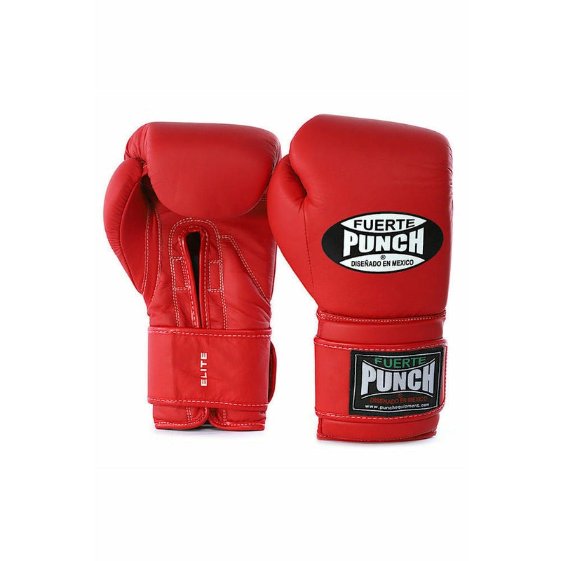 Punch Mexican Fuerte Elite Boxing Gloves - Red