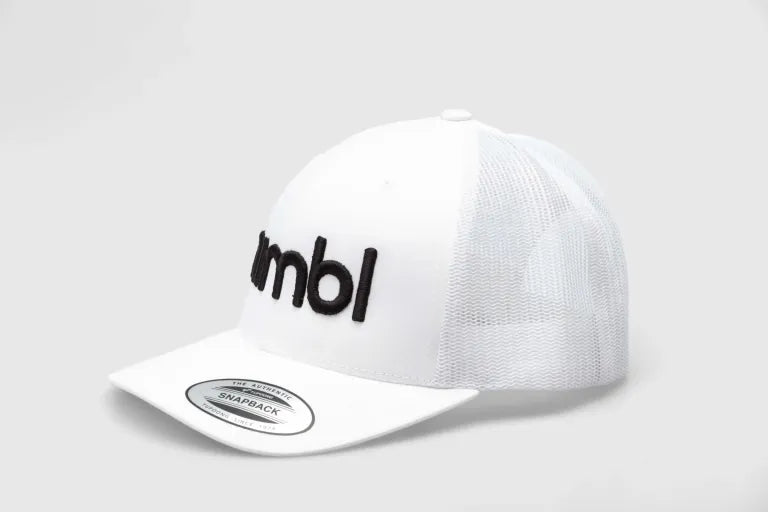 Nimbl Snapback Cap - White