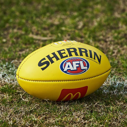 Sherrin KB Official AFL Game Ball (Box) - Yellow