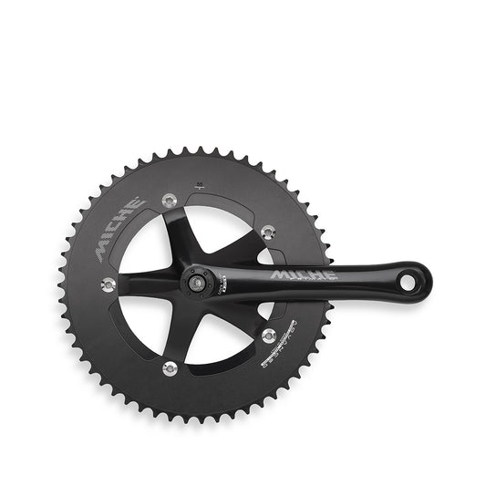 Miche Primato Pista Crankset - Black 165mm 52T
