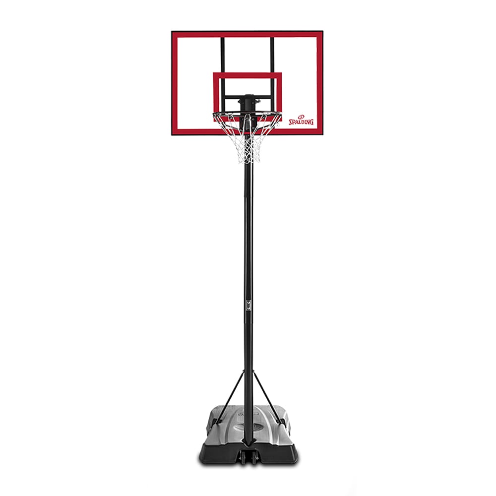 Spalding 44" Polycarbonate Pro Glide Portable Basketball System