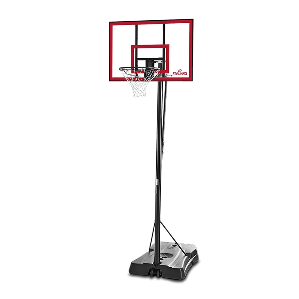 Spalding 44" Polycarbonate Pro Glide Portable Basketball System