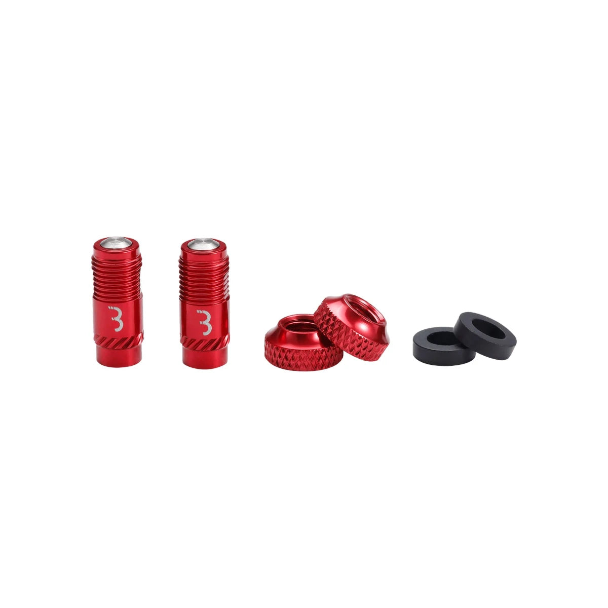 BBB CoreCap Valve Caps - Red