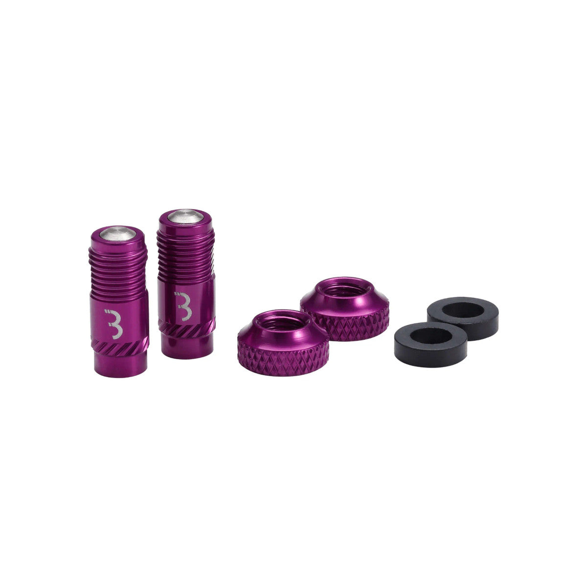 BBB CoreCap Valve Caps - Purple