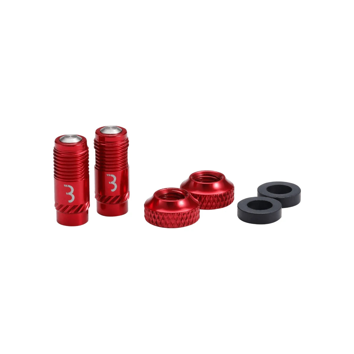 BBB CoreCap Valve Caps - Red