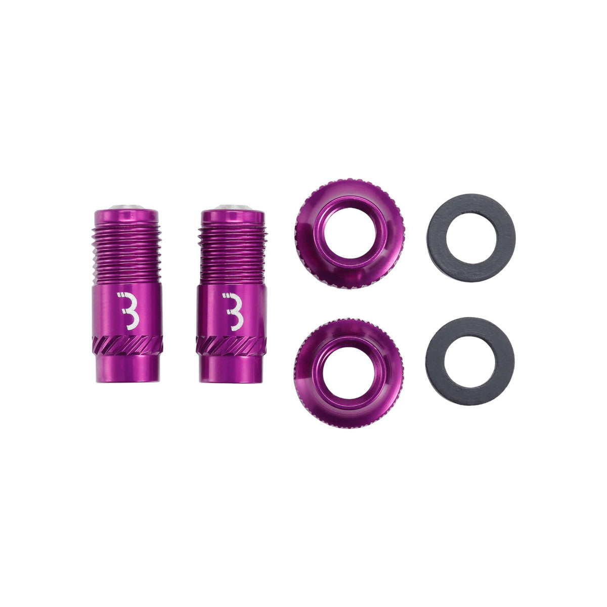 BBB CoreCap Valve Caps - Purple