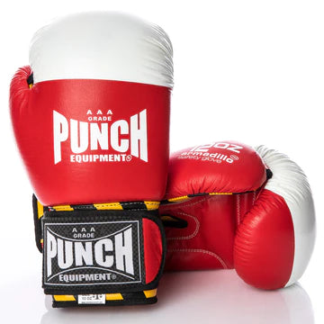 Punch Armadillo Safety Boxing Gloves V30 - Red/White