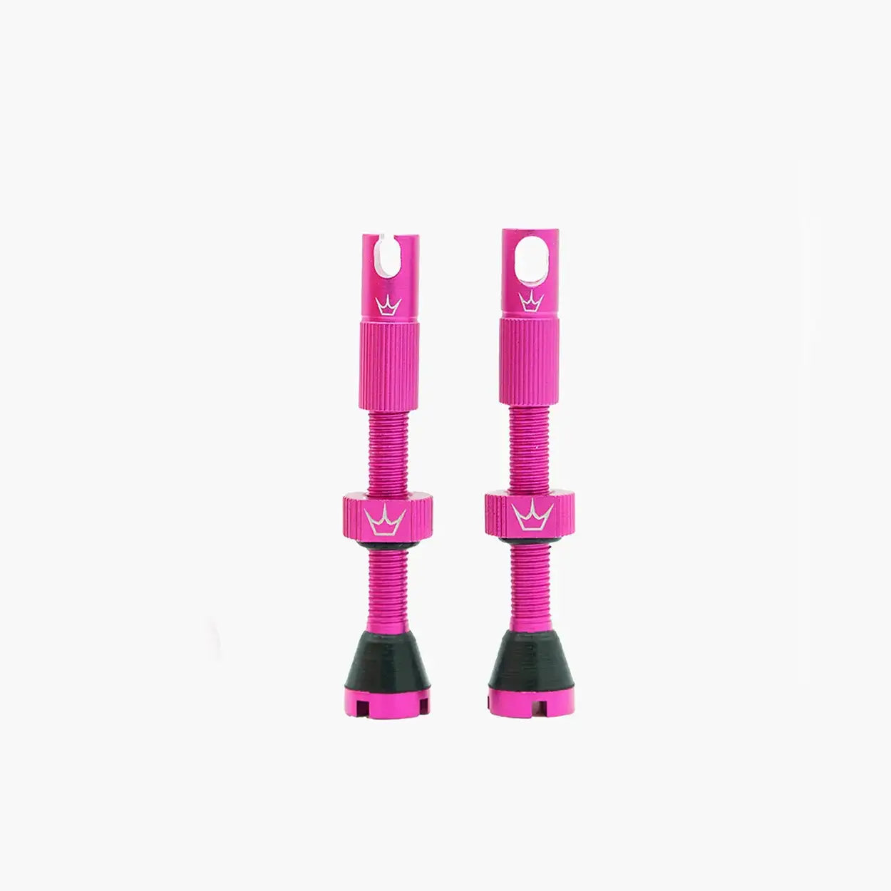 Peatys x Chris King Tubeless Valves - 80mm Punch Pink