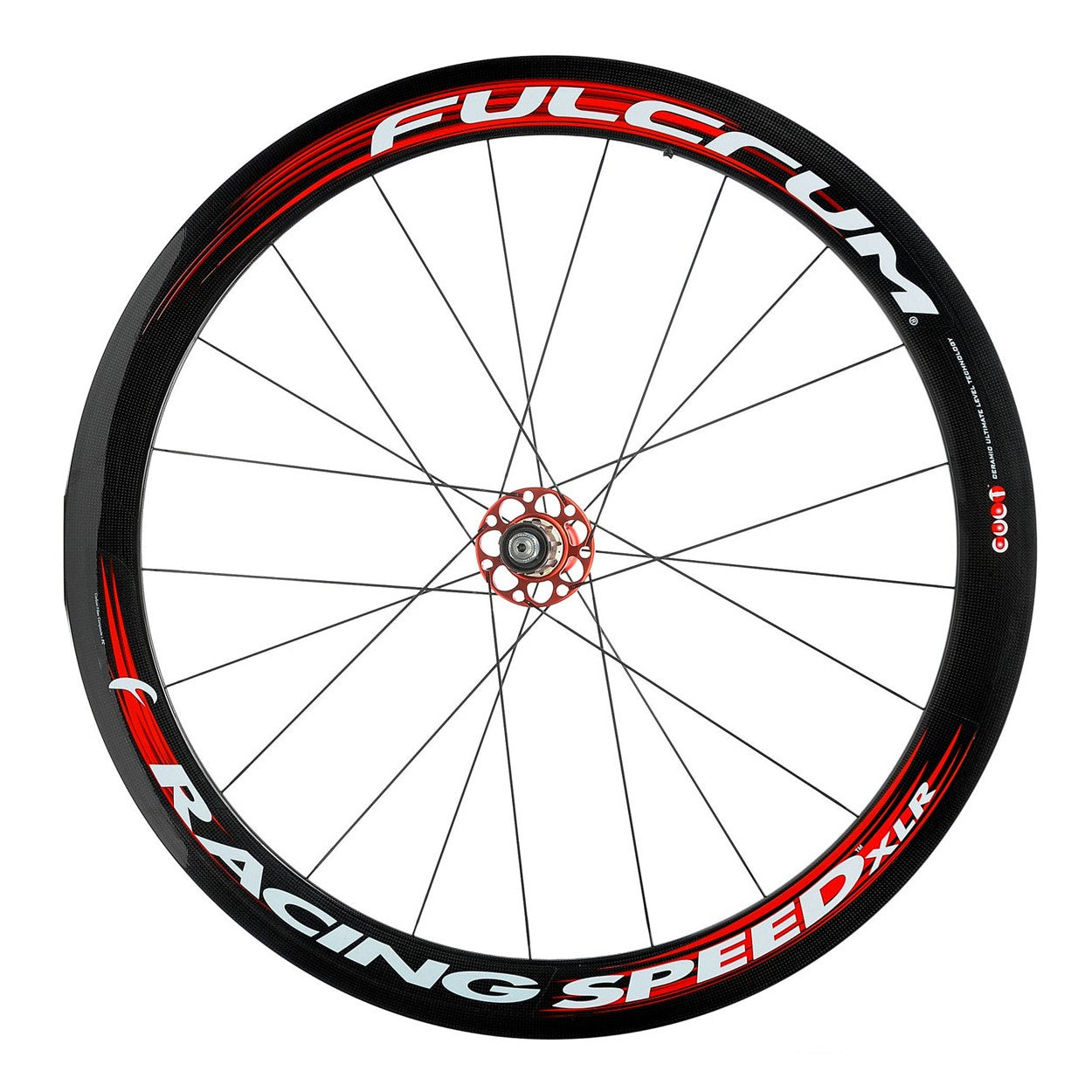 Fulcrum Racing Speed XLR 80 Wheelset - Black/Red