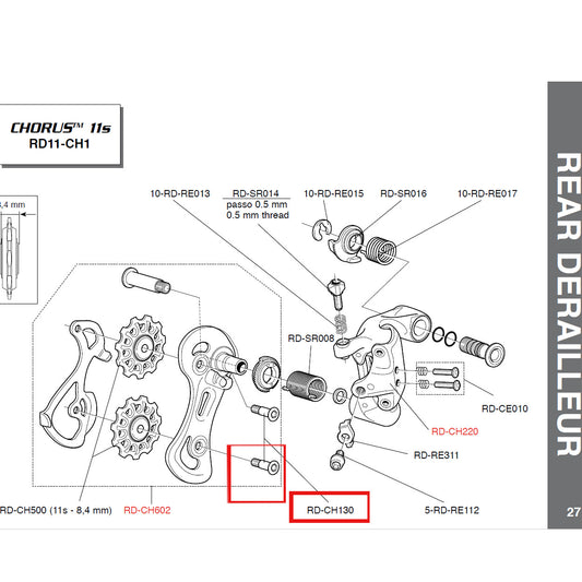 Campagnolo Genuine Spare Part RD-CH130