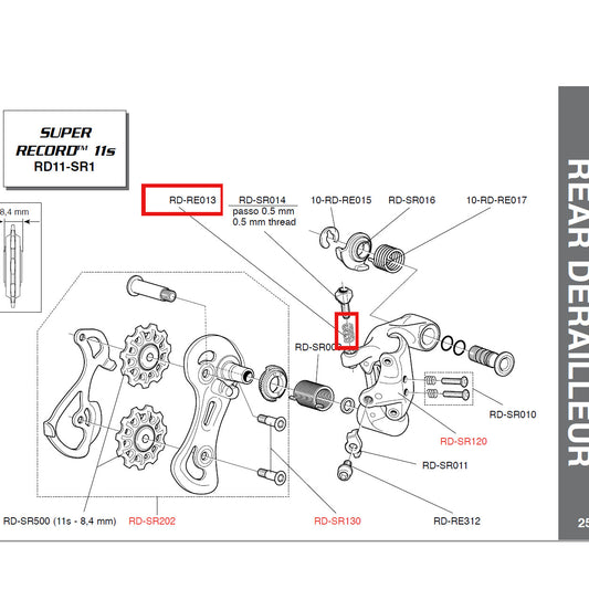 Campagnolo Genuine Spare Part FH-RE013