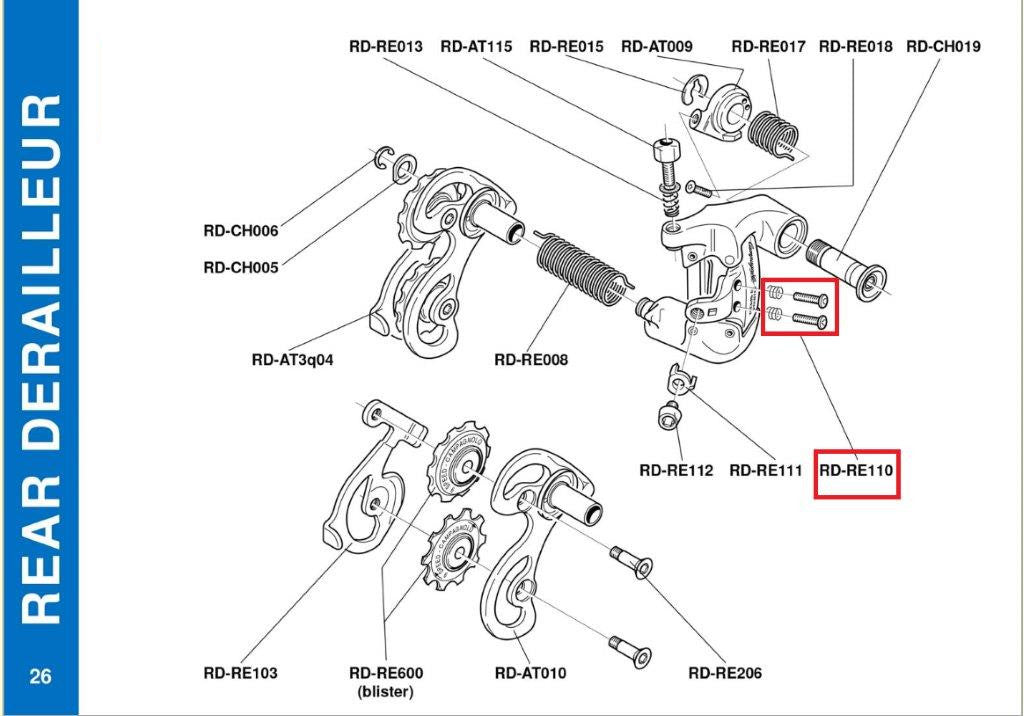 Campagnolo Genuine Part RD-RE110