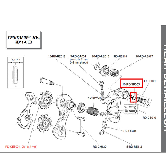 Campagnolo Genuine Spare Part RD-SR003