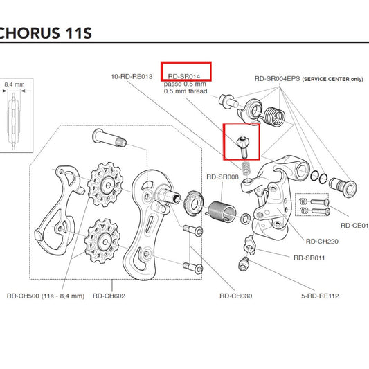 Campagnolo Genuine Spare Part RD-SR014