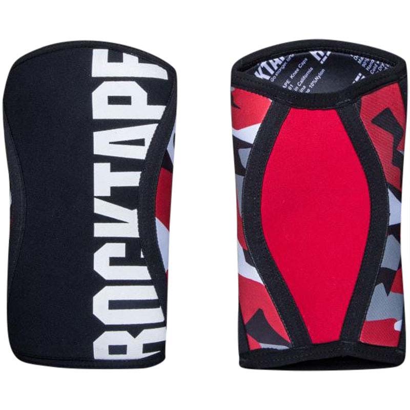 RockTape Assassins Knee Sleeves  7mm Red Camo