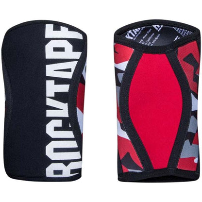 RockTape Assassins Knee Sleeves  7mm Red Camo