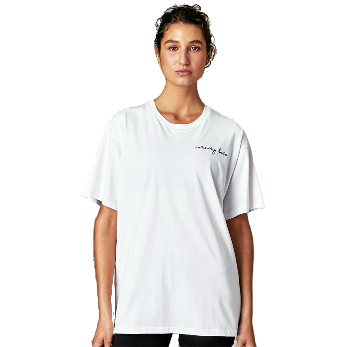 Running Bare Hollywood 2.0 90s Relax Tee - White