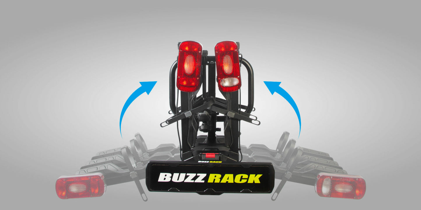 Buzzrack Scorpion Lite 3 Bike Rack - Tow Ball Mount