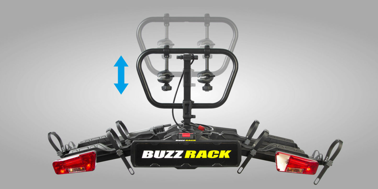 Buzzrack Scorpion Pro 2 Bike Rack - Tow Ball Mount