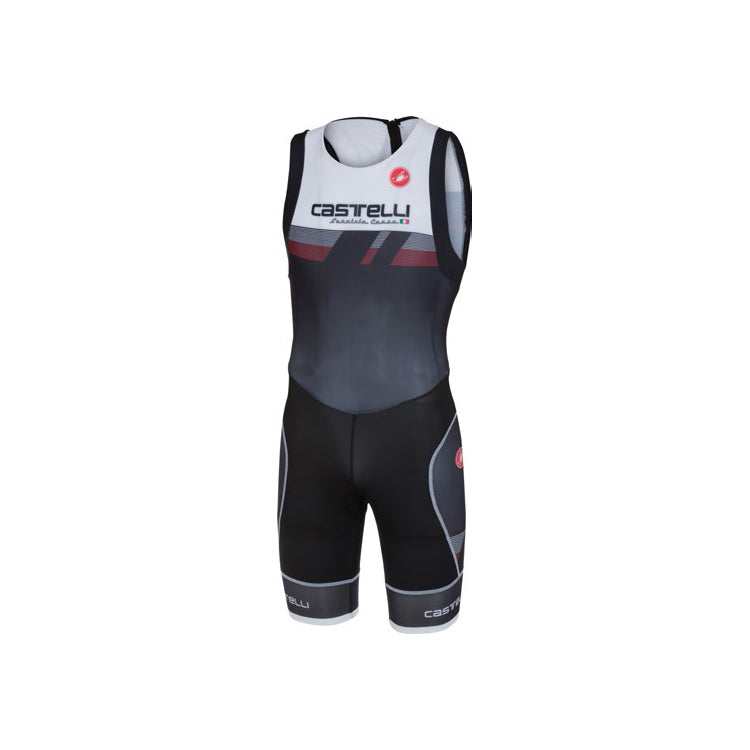 Castelli Mens Short Distance Tri Suit - Servizio Corse Black