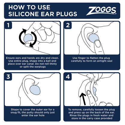 Zoggs Silicone Ear Plugs