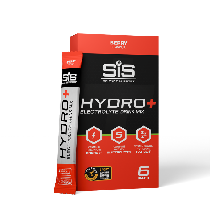 SIS Go Hydro+ Electrolyte Drink Mix 6 Pack - Berry