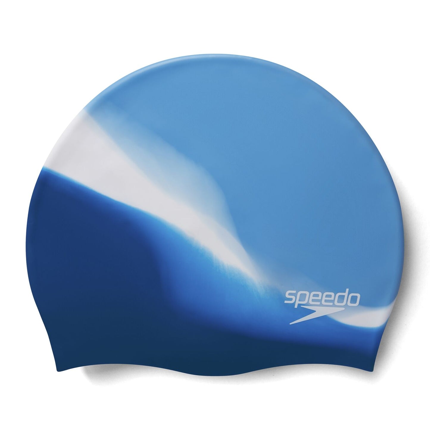 Speedo Multi Colour Silicone Cap - Blue